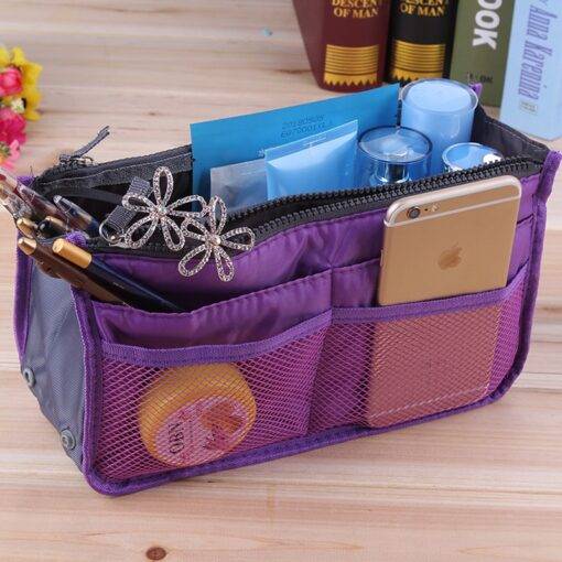 Multi-Function Nylon Travel Cosmetic Bag Luggages & Trolleys SHOES, HATS & BAGS cb5feb1b7314637725a2e7: Black|Blue|Coffee|Green|Grey|Orange|Pink|Purple|Red|Rose|Sky Blue|Wine Red|Yellow