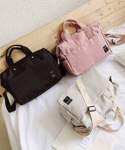 Waterproof Canvas Women’s Travel Handbags Luggages & Trolleys SHOES, HATS & BAGS cb5feb1b7314637725a2e7: Black|Green|Grey|Pink 