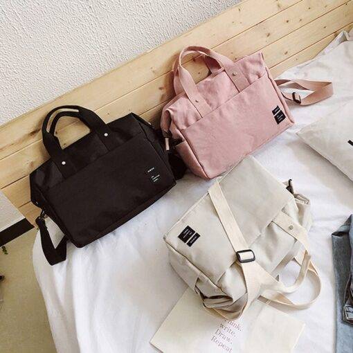 Waterproof Canvas Women’s Travel Handbags Luggages & Trolleys SHOES, HATS & BAGS cb5feb1b7314637725a2e7: Black|Green|Grey|Pink
