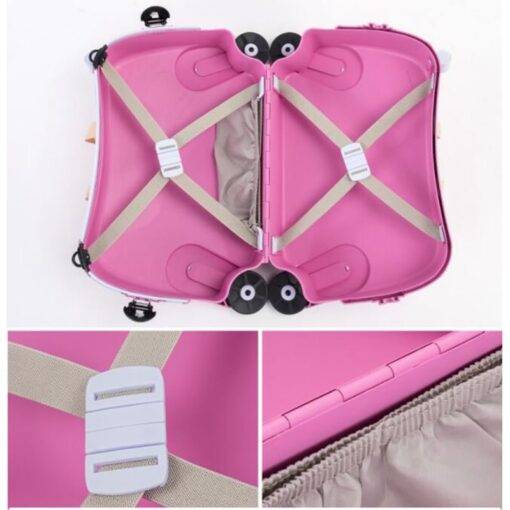 Bear Shaped Ride-on Suitcase for Kids Luggages & Trolleys SHOES, HATS & BAGS cb5feb1b7314637725a2e7: Blue|Pink|Yellow