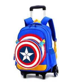 Kid’s Travel Carry-on Bag Luggages & Trolleys SHOES, HATS & BAGS 73d84c76816d5c59c6d4db: 2 Wheels Dark Blue|2 Wheels Sky Blue|6 Wheels Dark Blue|6 Wheels Sky Blue 