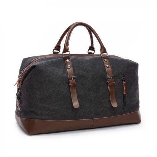 Canvas Travel Bag Luggages & Trolleys SHOES, HATS & BAGS cb5feb1b7314637725a2e7: Black|Blue|Coffee|Green