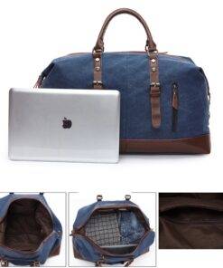 Canvas Travel Bag Luggages & Trolleys SHOES, HATS & BAGS cb5feb1b7314637725a2e7: Black|Blue|Coffee|Green 