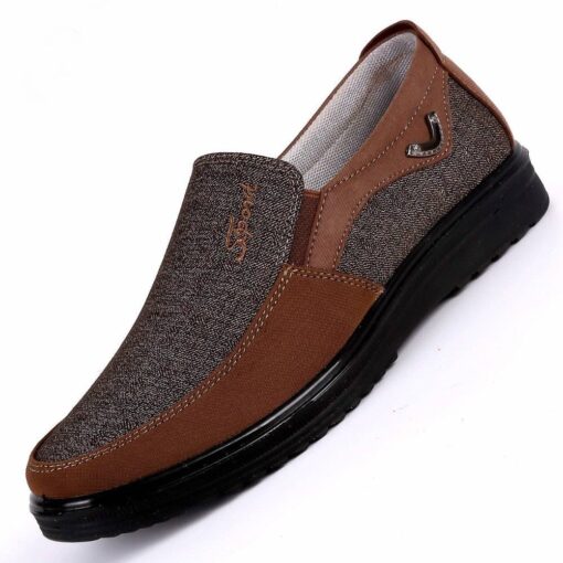 Men’s Casual Slip-One Shoes Casual Shoes & Boots SHOES, HATS & BAGS cb5feb1b7314637725a2e7: Black|Brown|Gray|PU Brown|PU gray|Red Brown