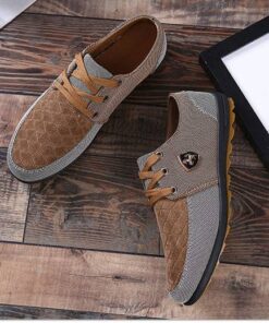 Men’s Casual Style Canvas Shoes Casual Shoes & Boots SHOES, HATS & BAGS cb5feb1b7314637725a2e7: Blue|Brown|Navy Blue|Turquoise 