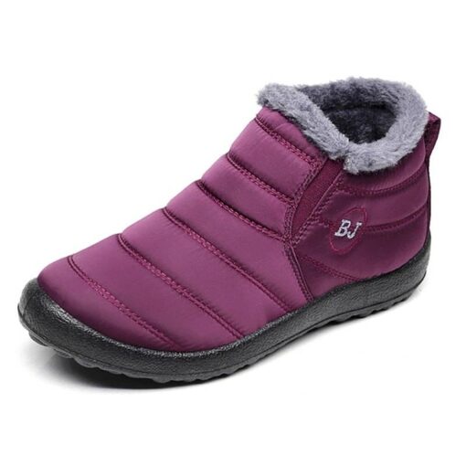 Waterproof Winter Quilted Ankle Boots Casual Shoes & Boots SHOES, HATS & BAGS cb5feb1b7314637725a2e7: Black|Blue|Brown|Gray|Red