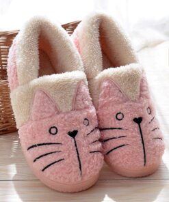 Women’s Cute Cat Warm Home Slippers Casual Shoes & Boots SHOES, HATS & BAGS cb5feb1b7314637725a2e7: 5 pairs|Blue|Brown|Grey|Pink 