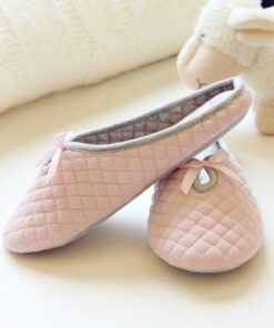 Lovely Women`s Slippers with Bow Casual Shoes & Boots SHOES, HATS & BAGS cb5feb1b7314637725a2e7: Gray|Pink 