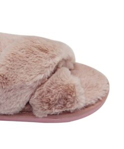 Fluffy Soft Comfortable Slippers Casual Shoes & Boots SHOES, HATS & BAGS cb5feb1b7314637725a2e7: Grey|Pink 