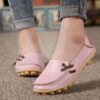Fashion Summer Casual Genuine Leather Women’s Loafer Shoes Casual Shoes & Boots SHOES, HATS & BAGS cb5feb1b7314637725a2e7: Army Green|Beige|Black|Dark Blue|Khaki|Moon|Orange|Pink|Red|Rose Red|White|Wine Red|Yellow