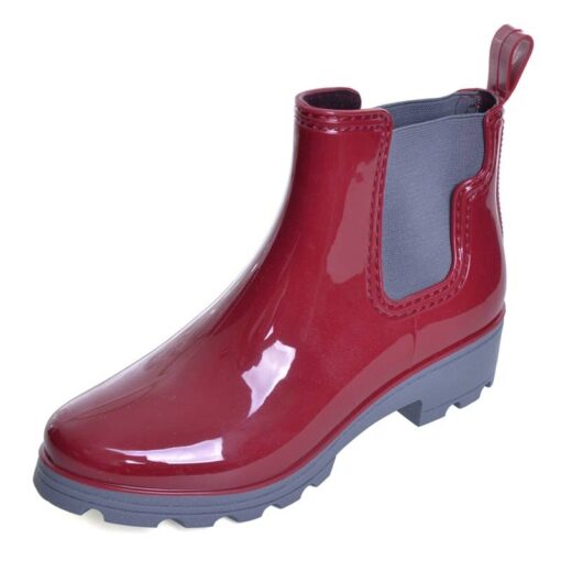 Stylish Comfortable Rubber Women’s Rain Boots Casual Shoes & Boots SHOES, HATS & BAGS cb5feb1b7314637725a2e7: Black|Blue|Red