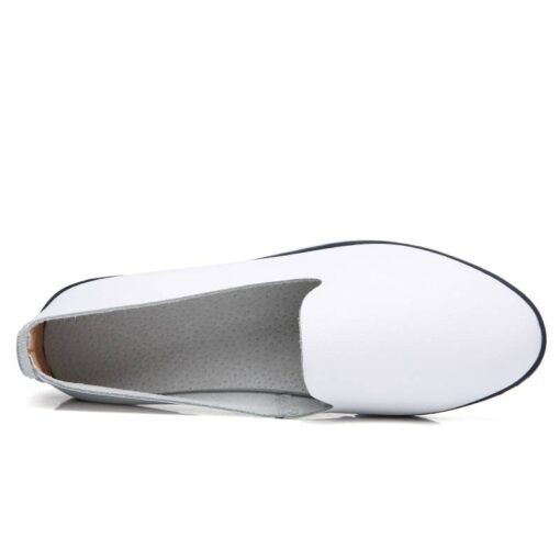 Women’s Ballet Genuine Leather Flats Shoes Casual Shoes & Boots SHOES, HATS & BAGS cb5feb1b7314637725a2e7: Black|Brown|White