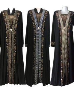 Women’s Muslim Dress With Embroidery FASHION & STYLE Men & Women Fashion cb5feb1b7314637725a2e7: As the picture|As the picture|As the picture 