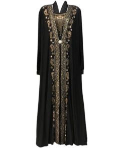 Women’s Muslim Dress With Embroidery FASHION & STYLE Men & Women Fashion cb5feb1b7314637725a2e7: As the picture|As the picture|As the picture 