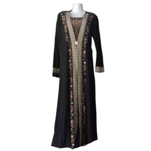 Women’s Muslim Dress With Embroidery FASHION & STYLE Men & Women Fashion cb5feb1b7314637725a2e7: As the picture|As the picture|As the picture