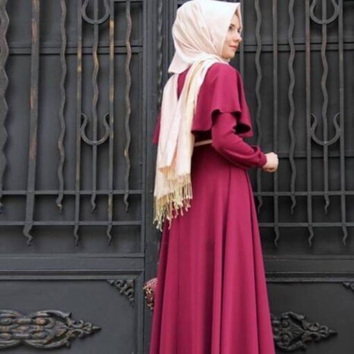 Fashion Colorful Muslim Women’s Modal Dress FASHION & STYLE Men & Women Fashion cb5feb1b7314637725a2e7: Black|Blue|Light Green|Orange|Purple|Red