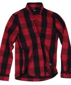 Men’s Casual Plaid Cotton Shirt FASHION & STYLE Men & Women Fashion Men Fashion & Accessories cb5feb1b7314637725a2e7: Black White|Red Black