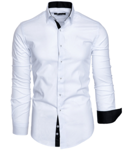 Elegant Classic Long-Sleeved Cotton Men’s Shirt FASHION & STYLE Men & Women Fashion Men Fashion & Accessories cb5feb1b7314637725a2e7: Army Green|Black|Blue|Navy Blue|White 