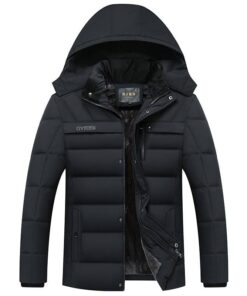 Fashion Winter Padded Fleece Men’s Parka Jacket FASHION & STYLE Men & Women Fashion Men Fashion & Accessories cb5feb1b7314637725a2e7: Army Green|Black|Blue 