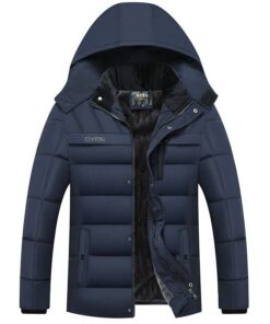 Fashion Winter Padded Fleece Men’s Parka Jacket FASHION & STYLE Men & Women Fashion Men Fashion & Accessories cb5feb1b7314637725a2e7: Army Green|Black|Blue