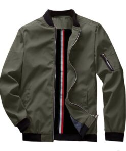 Men’s Spring Bomber Jacket FASHION & STYLE Men & Women Fashion Men Fashion & Accessories cb5feb1b7314637725a2e7: Army Green|Black|Darkblue|Khaki|Red