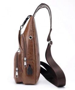 Men’s Leather Shoulder Smart Bag FASHION & STYLE Hand Bags & Wallets Men Fashion & Accessories SHOES, HATS & BAGS cb5feb1b7314637725a2e7: Black|Brown 