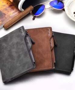 Men’s Soft Leather Wallet FASHION & STYLE Hand Bags & Wallets Men Fashion & Accessories SHOES, HATS & BAGS cb5feb1b7314637725a2e7: Black|Brown|Gray|small brown|Small/Black 