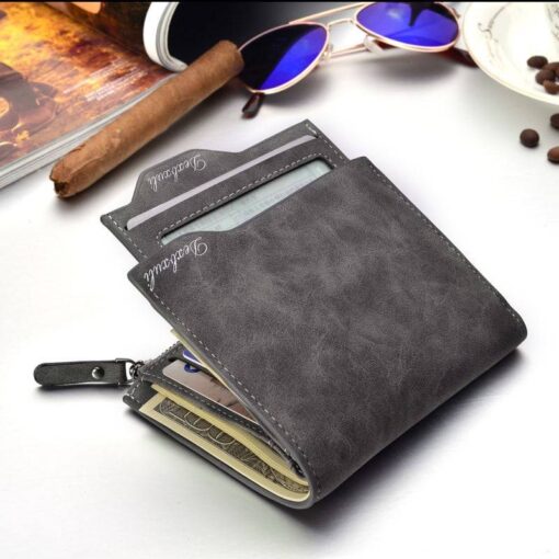 Men’s Soft Leather Wallet FASHION & STYLE Hand Bags & Wallets Men Fashion & Accessories SHOES, HATS & BAGS cb5feb1b7314637725a2e7: Black|Brown|Gray|small brown|Small/Black