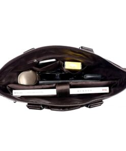 Men’s Casual Leather Portfolio Bag FASHION & STYLE Hand Bags & Wallets SHOES, HATS & BAGS cb5feb1b7314637725a2e7: Black|Brown 