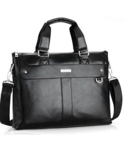 Men’s Casual Leather Portfolio Bag FASHION & STYLE Hand Bags & Wallets SHOES, HATS & BAGS cb5feb1b7314637725a2e7: Black|Brown 