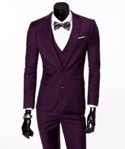 Jacket, Pants and Tie Suit for Men Coats, Suits & Blazers FASHION & STYLE Men Fashion & Accessories cb5feb1b7314637725a2e7: Black|Grey|Navy Blue|Red 