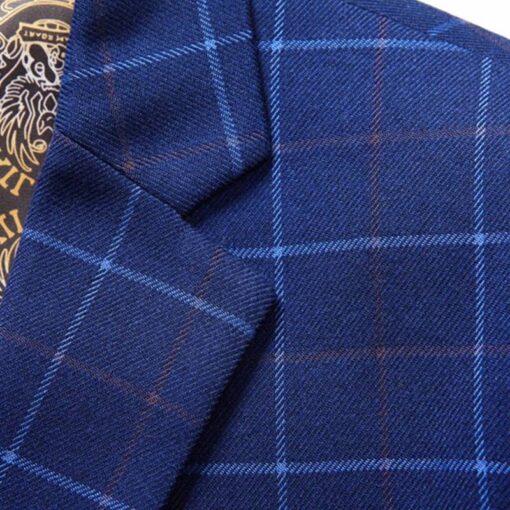 3 Pcs Plaid Suit for Men Coats, Suits & Blazers FASHION & STYLE Men Fashion & Accessories cb5feb1b7314637725a2e7: Blue|Clear|Sky Blue