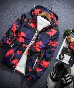Stylish Demi-Season Camouflage Men’s Windbreaker Coats, Suits & Blazers FASHION & STYLE cb5feb1b7314637725a2e7: Blue|Gray|Green|Red 