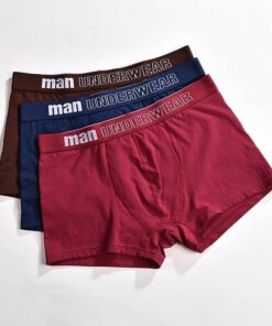 Men’s Stylish Cotton Underwear FASHION & STYLE Men Fashion & Accessories cb5feb1b7314637725a2e7: Black|Blue|Dark Grey|Grey|Red 
