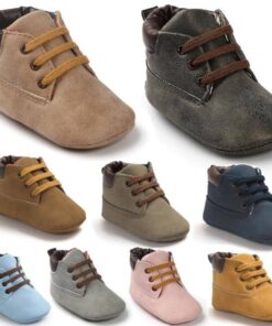 Baby Solid Leather Boots Children & Baby Fashion FASHION & STYLE cb5feb1b7314637725a2e7: Apricot|Beige|Black|Blue|Bronze|Brown|Dark Gray|Gray|Khaki|Navy|White