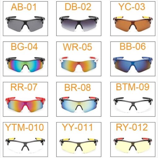 Windproof Explosion-Proof Bicycle Glasses with UV 400 Protection HEALTH & FITNESS cb5feb1b7314637725a2e7: Dark Gray|Dark Grey|Transparent|Yellow