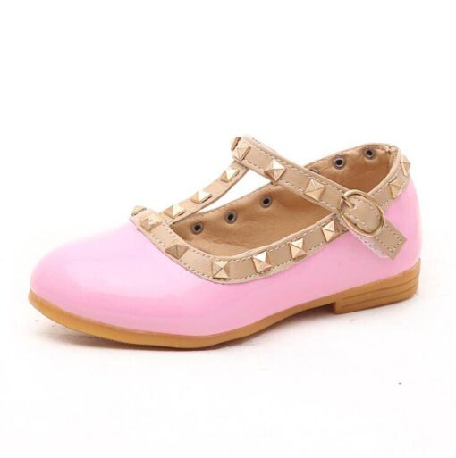 Girl’s Leather Mary Jane Shoes Children & Baby Fashion FASHION & STYLE cb5feb1b7314637725a2e7: Black|Pink|Red|White