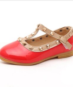 Girl’s Leather Mary Jane Shoes Children & Baby Fashion FASHION & STYLE cb5feb1b7314637725a2e7: Black|Pink|Red|White 