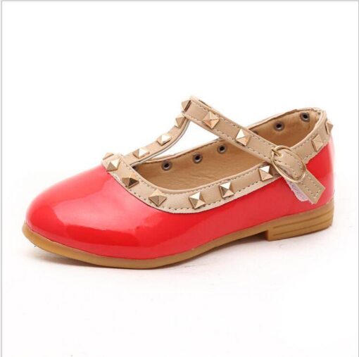 Girl’s Leather Mary Jane Shoes Children & Baby Fashion FASHION & STYLE cb5feb1b7314637725a2e7: Black|Pink|Red|White