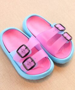 Kid’s Non-Slip Flips Flops Children & Baby Fashion FASHION & STYLE cb5feb1b7314637725a2e7: Black/Green|Blue / Yellow|Blue Rose|Pink + White 