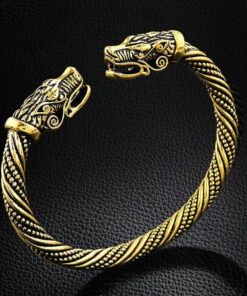 Men’s Dragon Shaped Metal Bracelet JEWELRY & ORNAMENTS Men's Jewelry 8d255f28538fbae46aeae7: Gold Plated|Silver Plated 