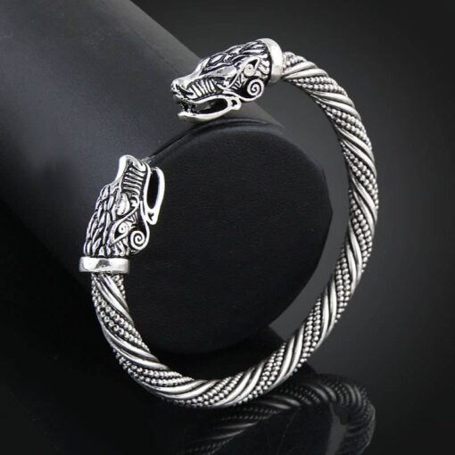 Men’s Dragon Shaped Metal Bracelet JEWELRY & ORNAMENTS Men's Jewelry 8d255f28538fbae46aeae7: Gold Plated|Silver Plated