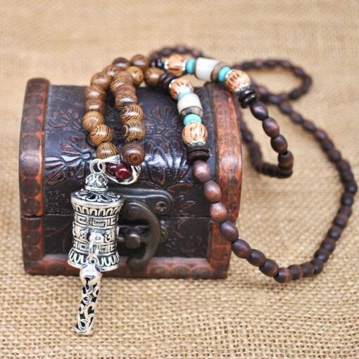 Boho African Style Wooden Men’s Pendant Necklace JEWELRY & ORNAMENTS Men's Jewelry cb5feb1b7314637725a2e7: Black|Brown Drop|Brown Round|Brown Tooth|Fish|Gold Tooth|Red|Silver|Silver Elephant|Stone Elephant|Turquoise