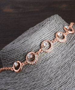 Women’s Romantic Crystal Bracelet Bracelets & Bangles JEWELRY & ORNAMENTS Metals Type: Zinc Alloy 