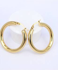 Stainless Steel Hoop Earrings Earrings JEWELRY & ORNAMENTS a559b87068921eec05086c: Gold 3 cm / 1.18 inch|Gold 4 cm / 1.57 inch|Gold 5 cm / 1.97|Gold 6 cm / 2.36 inch|Gold 7 cm / 2.76 inch|Gold 8 cm / 3.15 inch|Silver 3 cm / 1.18 inch|Silver 4 cm / 1.57 inch|Silver 5 cm / 1.97 inch|Silver 6 cm / 2.36 inch|Silver 7 cm / 2.76 inch|Silver 8 cm / 3.15 inch