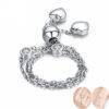 Women’s Hearts Decorated Strand Bracelets Bracelets & Bangles Women Jewelry Material: 925 Sterling Silver, Cubic Zirconia