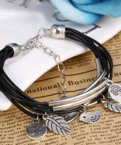 Fashion Silver Charm Leaves Bracelets 8d255f28538fbae46aeae7: Set 1|Set 2|Set 3|Set 4 