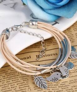 Fashion Silver Charm Leaves Bracelets 8d255f28538fbae46aeae7: Set 1|Set 2|Set 3|Set 4 