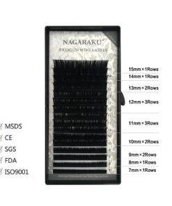 16 Rows Natural Mink Makeup Individual Eyelashes BEAUTY & SKIN CARE Magnetic Eyelashes 66b29b9f2bdc949a754504: B|C|D|J 