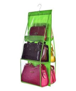 Wardrobe Handbags Organizer Hand Bags & Wallets SHOES, HATS & BAGS cb5feb1b7314637725a2e7: Black|Blue|Gray|Green|Purple|Red 